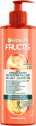 SOS DAMAGE ERASER KERATIN FILER 10-IN1 Krema za kosu GARNIER FRUCTIS
