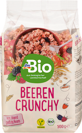 Granola Beeren Crunchy dmBio