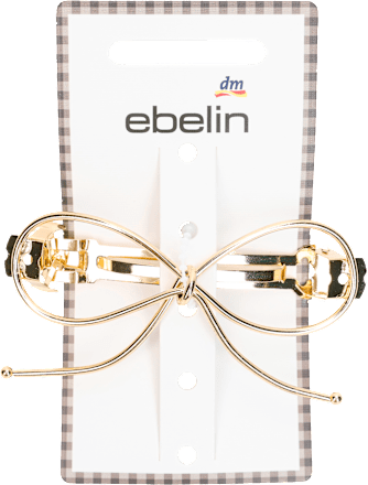 Haarspange Schleife gold ebelin