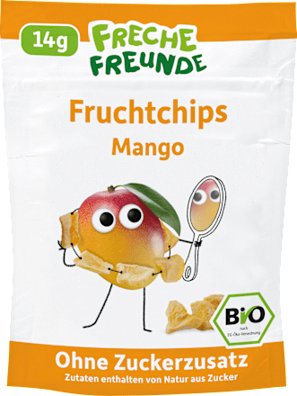 Kindersnack Fruchtchips Mango ab 3 Jahren Freche Freunde
