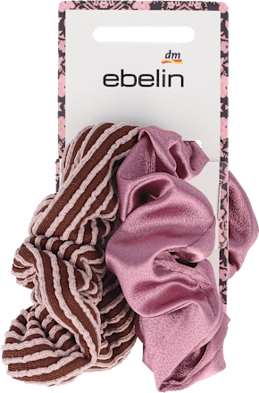 Scrunchies rosa und gestreift ebelin