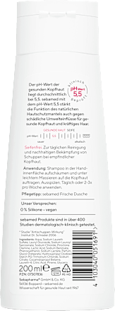 Shampoo Antischuppen Piroctone Olamine sebamed