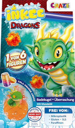 Badebombe + Überraschung Dragons CRAZE