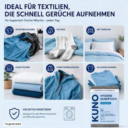 Hygiene-Silbertuch Kuno