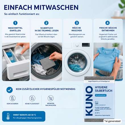Hygiene-Silbertuch Kuno