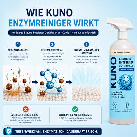 Geruchsentferner Enzymreiniger Kuno