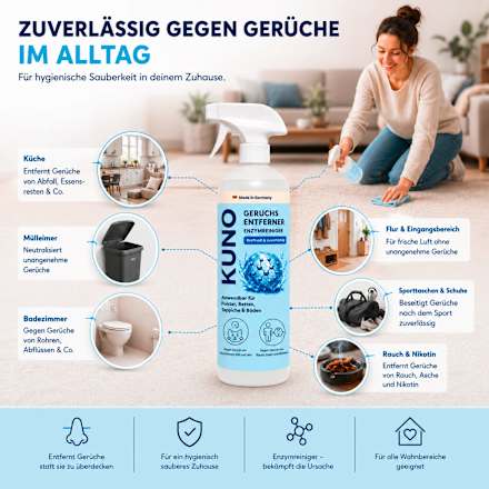 Geruchsentferner Enzymreiniger Kuno