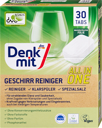 All in One mosogatógép-tabletta Denkmit