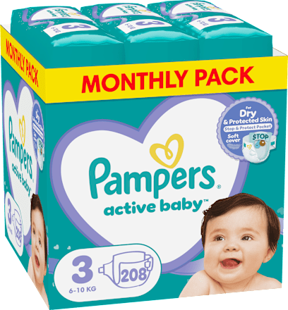 Pelene, veličina 3 (6-10 kg) Pampers active baby