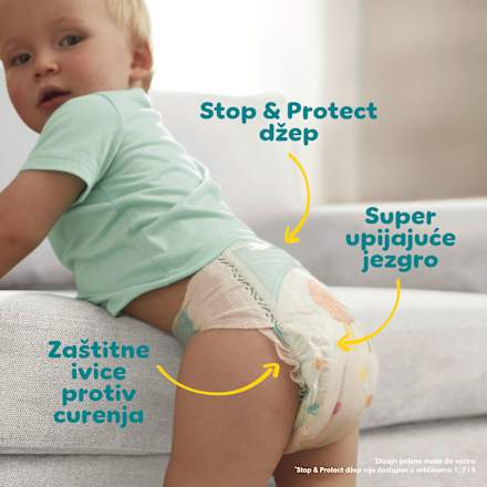 Pelene, veličina 3 (6-10 kg) Pampers active baby
