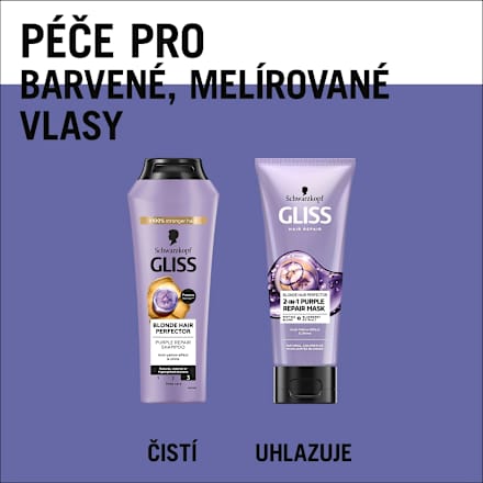 šampon na vlasy Blonde Perfector Schwarzkopf GLISS