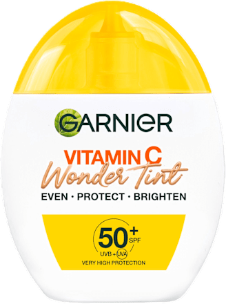 Vitamin C denní pleťový tónovací fluid Wonder Tint, Medium 50+ GARNIER