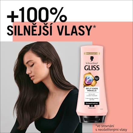 kondicionér na vlasy Split Ends Miracle Schwarzkopf GLISS