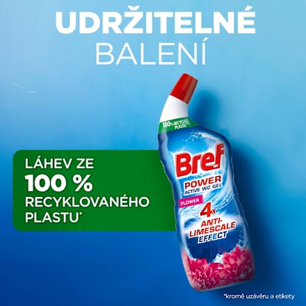 WC gel Power Aktiv Flower Bref