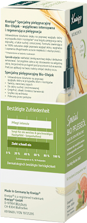 Pielęgnacyjny bio-olejek do ciała i twarzy Kneipp