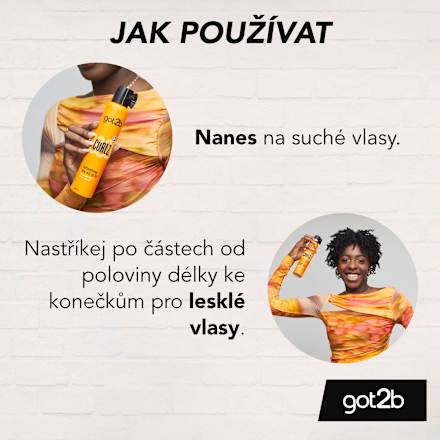 osvěžující suchá olejová mlha Curlz got2b