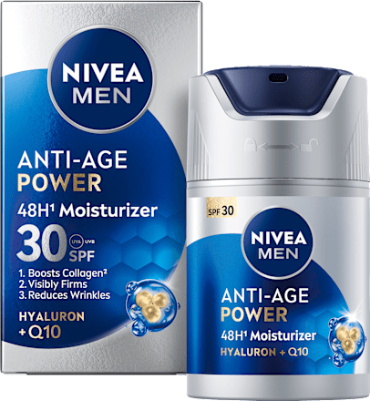 Hydratačný pleťový krém Anti-Age Power SPF 30 NIVEA MEN