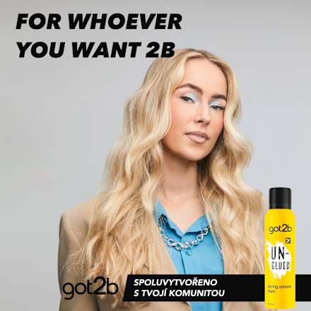 pěna na odstranění stylingových produktů UnGlued got2b