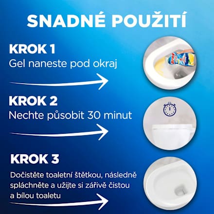 WC gel Power Aktiv Lemon Bref