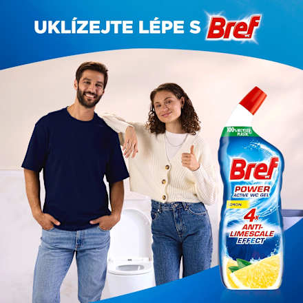 WC gel Power Aktiv Lemon Bref