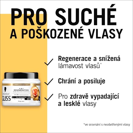 maska na vlasy 4 v 1 Regeneration Schwarzkopf GLISS