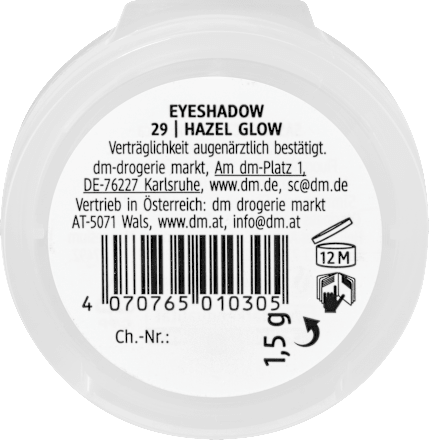 Očné tiene Mono Pearly 29 Hazel Glow alverde NATURKOSMETIK