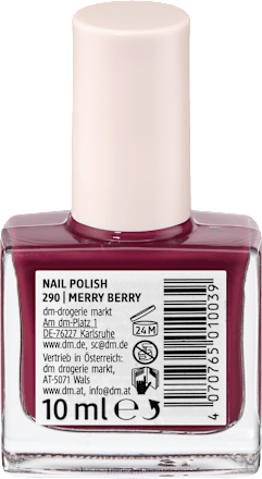 Lak na nechty Color & Care 290 Merry Berry alverde NATURKOSMETIK