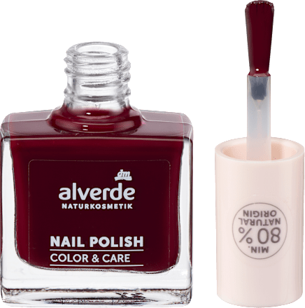 Nagellack Color & Care 300 Red Temptation alverde NATURKOSMETIK