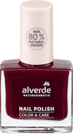 Nagellack Color & Care 300 Red Temptation alverde NATURKOSMETIK