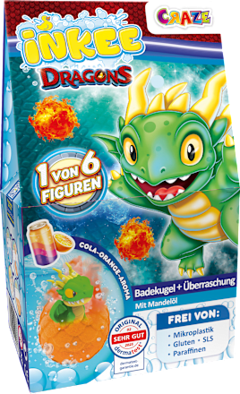 Kinder Badezusatz Badebombe Dragons CRAZE
