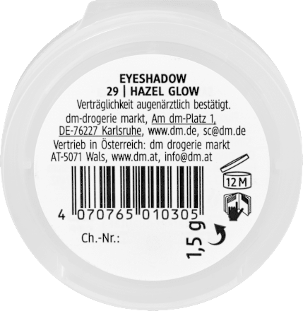 Lidschatten Mono Pearly 29 Hazel Glow alverde NATURKOSMETIK