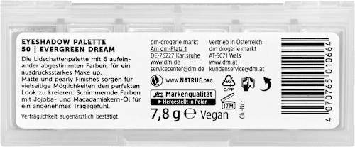 Lidschatten Palette 50 Evergreen Dream alverde NATURKOSMETIK