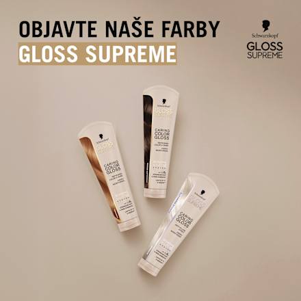 Farbiaca vlasová maska Gloss Supreme - čokoládovo hnedá Schwarzkopf GLOSS SUPREME