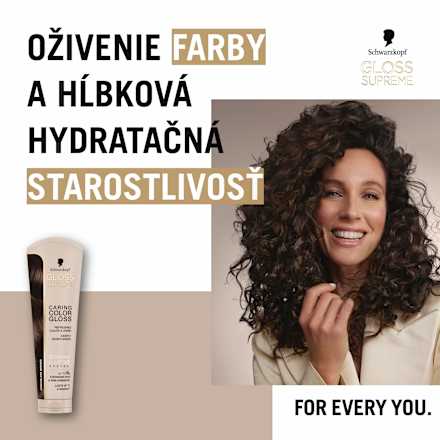 Farbiaca vlasová maska Gloss Supreme - čokoládovo hnedá Schwarzkopf GLOSS SUPREME
