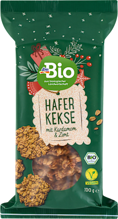 Haferkekse, Kardamom & Zimt dmBio