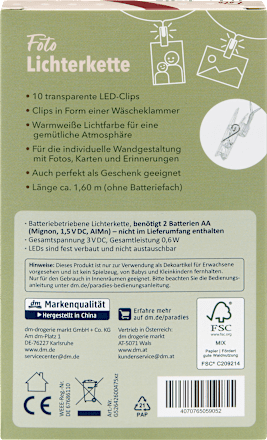 Foto Lichterkette Paradies