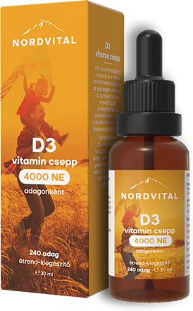 D3 vitamin csepp 4000NE 240adag NORDVITAL