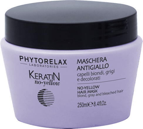 Maschera Antigiallo per Capelli Biondi, Grigi e Decolorati Phytorelax