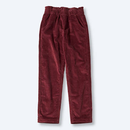 Cordhose mit Paperbag-Bund, rot, Gr. 134 ALANA