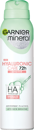 HYALURONIC CARE 72h dezodorans u spreju Sensitive GARNIER mineral