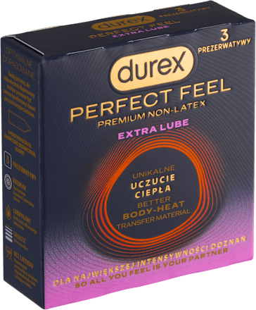 Kondómy Perfect Feel Extra Lube durex