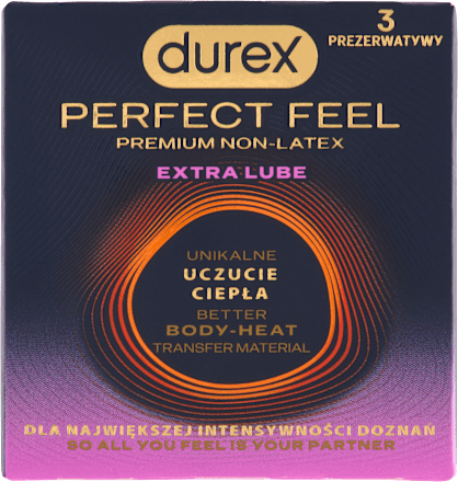Kondómy Perfect Feel Extra Lube durex