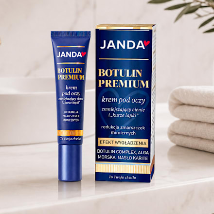 Krem pod oczy zmniejszający cienie i "kurze łapki" Botulin Premium JANDA