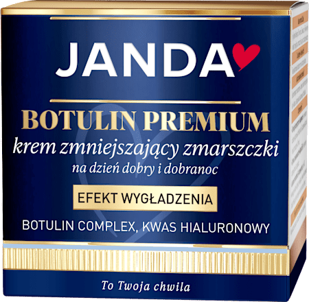 Krem na dzień dobry i dobranoc zmniejszający zmarszczki Botulin Premium JANDA