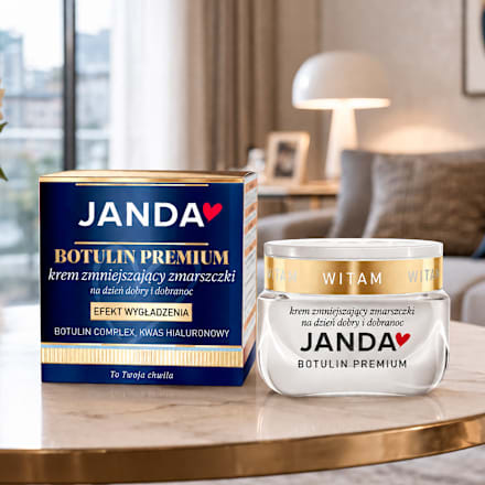 Krem na dzień dobry i dobranoc zmniejszający zmarszczki Botulin Premium JANDA