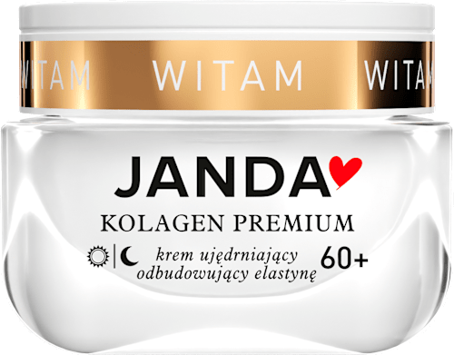 Multiujędrniający krem na dzień dobry i dobranoc 60+ Kolagen Premium JANDA