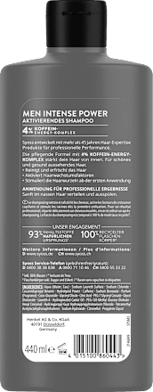 Shampoo Men Intense Power syoss
