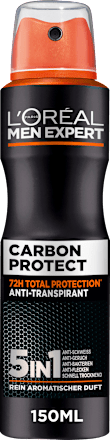 Antitranspirant Deospray Carbon Protect 5in1 L'ORÉAL PARiS MEN EXPERT