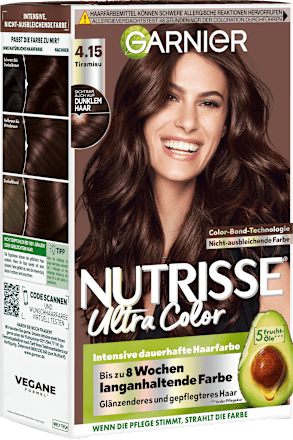 Haarfarbe Ultra Color 4.15 Tiramisu GARNIER NUTRISSE