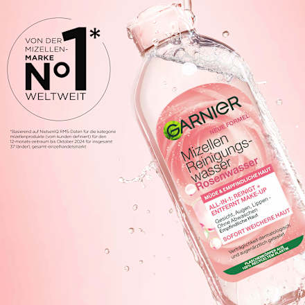 Mizellenwasser Rosenwasser All in 1 Garnier Skin Active